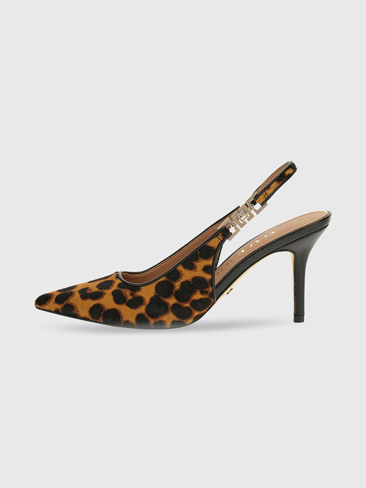 NASSHALY animal print heels