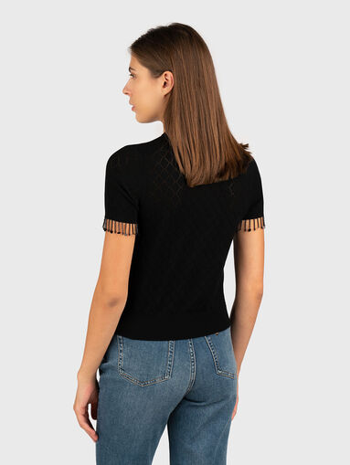 Slim short sleeve sweater - 3