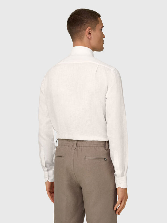 Linen shirt with stripes - 3