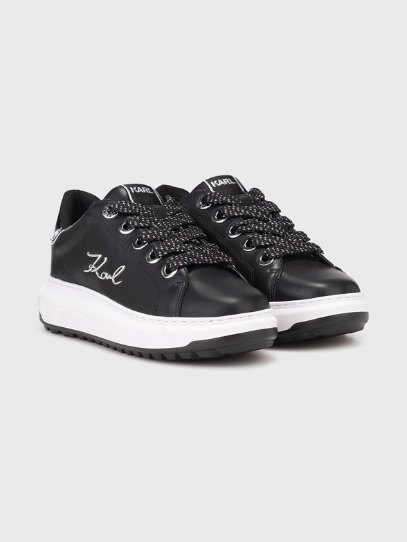 KAPRI LUG sports shoes in leather with logo - 2