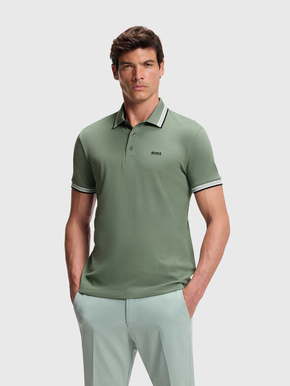 PADDY short sleeved polo shirt in ecru - 1