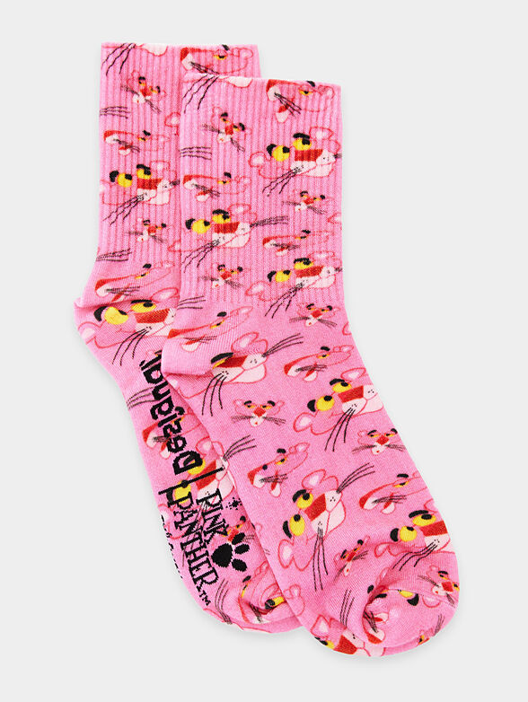 Socks with Pink Panther print - 1