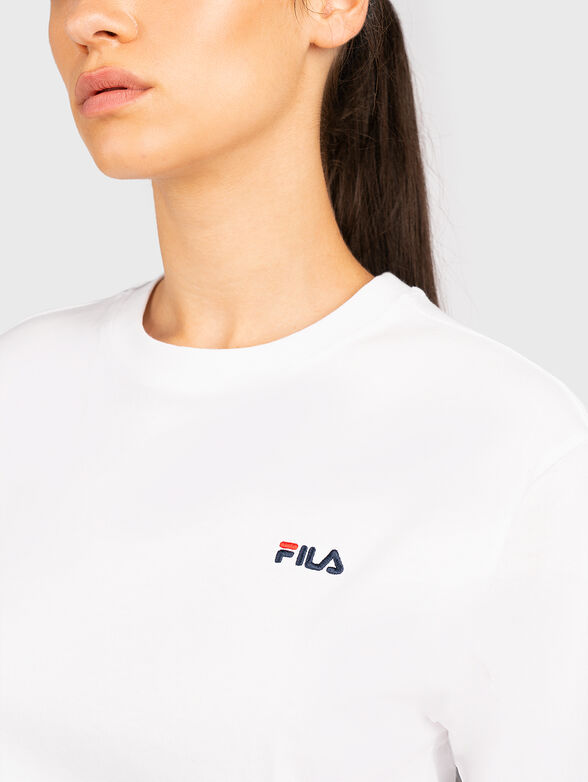 EARA cotton black T-shirt with logo embroidery - 4