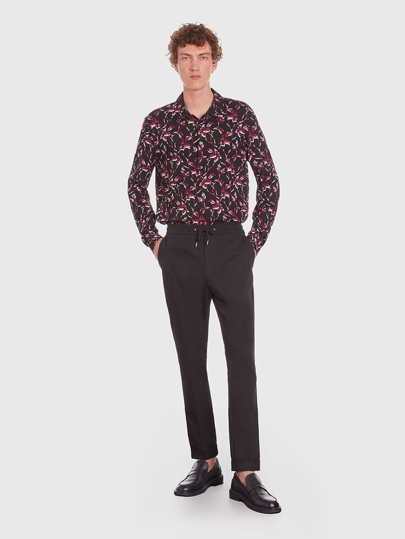 Floral-print shirt  - 1