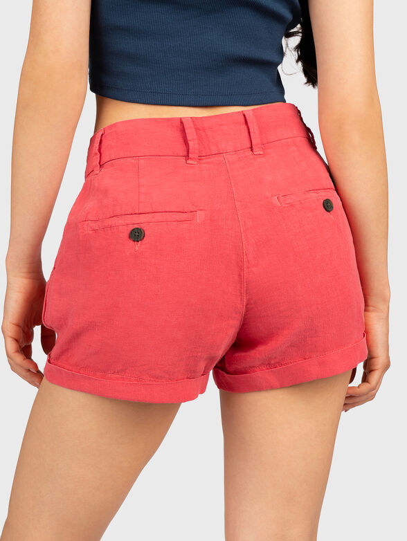 STUDIOS navy linen shorts - 2