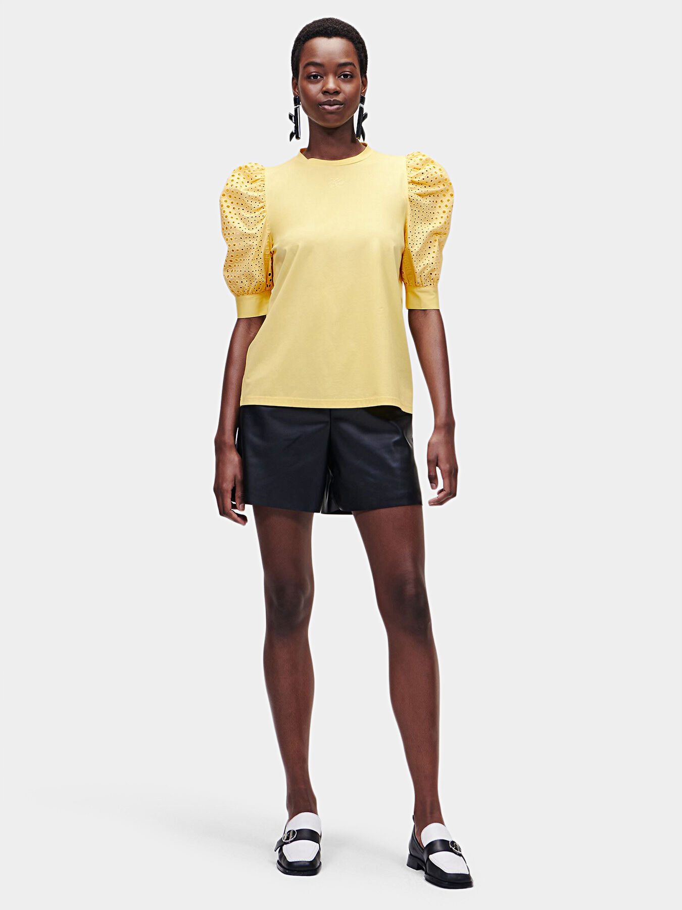 Yellow puff sleeve blouse 2025