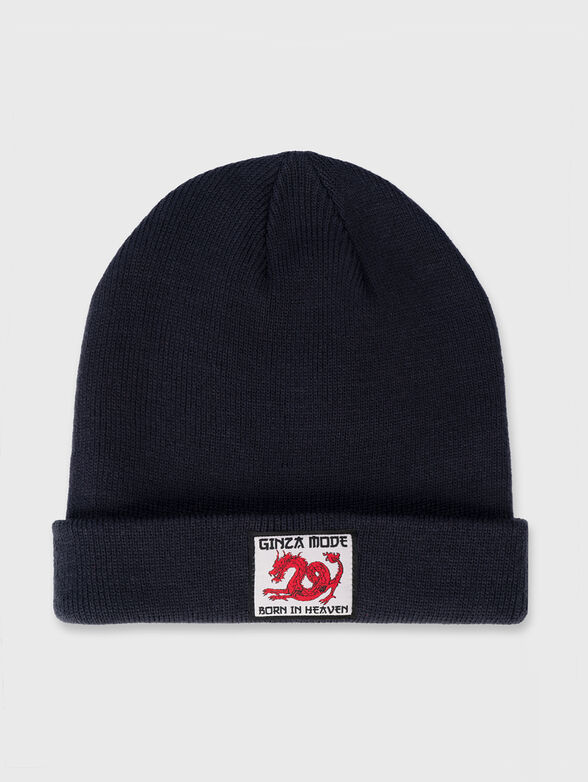 Navy blue beanie - 2