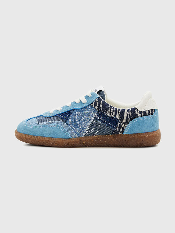 REPRISE HERI D sports shoes with denim texture - 1