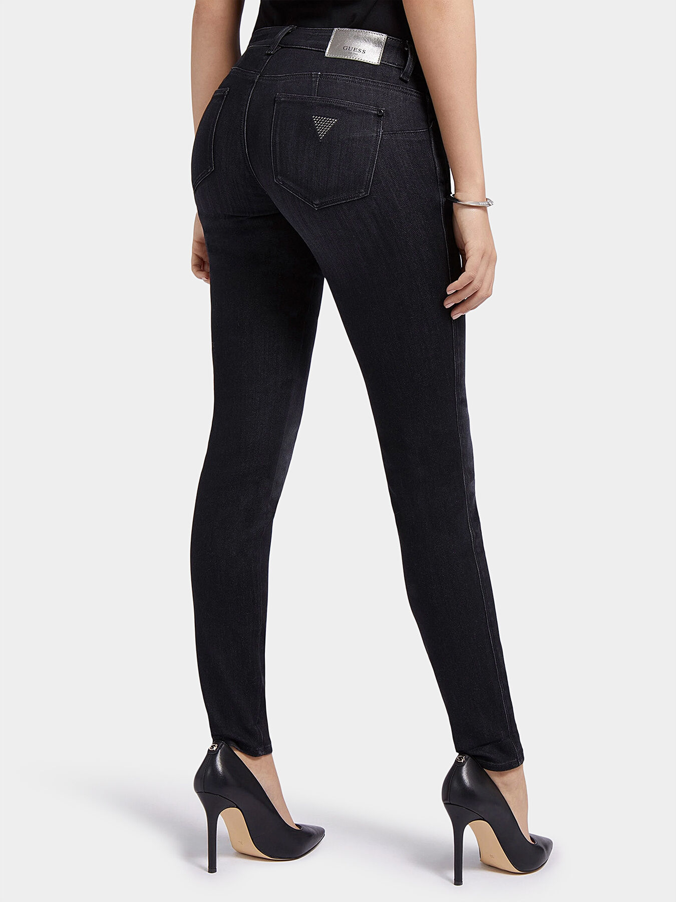 Curve x skinny jeans top