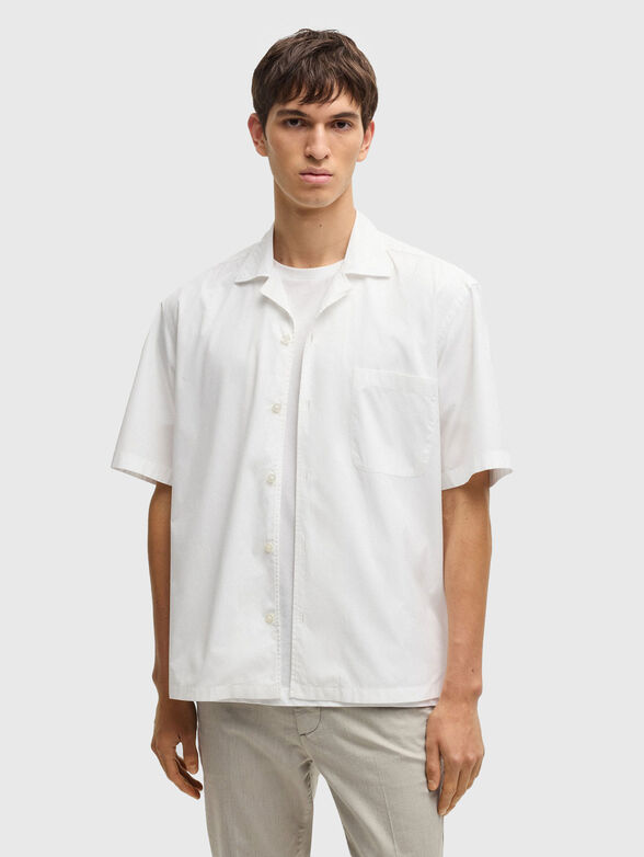 Short sleeved cotton shirt - 1