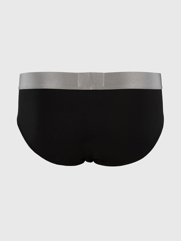 Cotton briefs with logo detail - 2