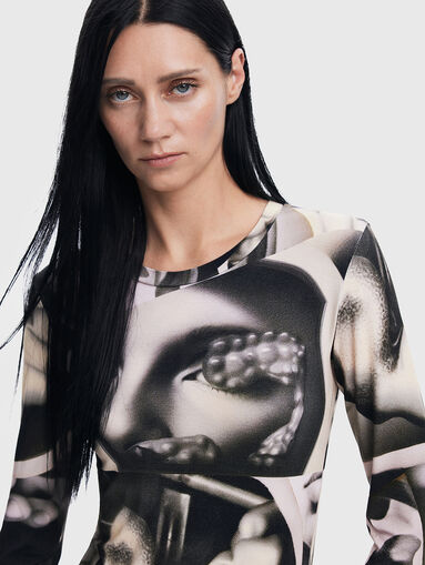 Blouse with print - 4