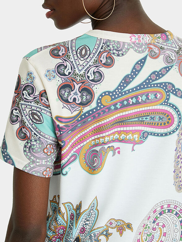 T-shirt with paisley print - 6