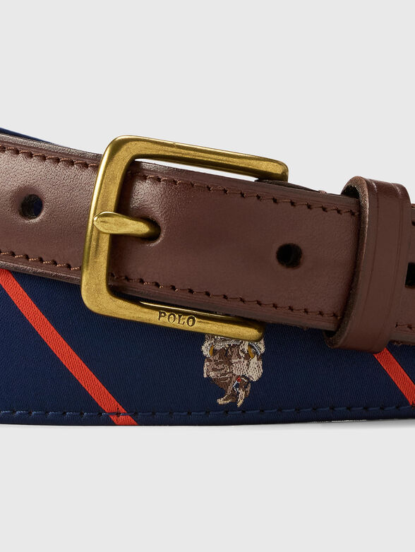 Brown eco leather belt - 2