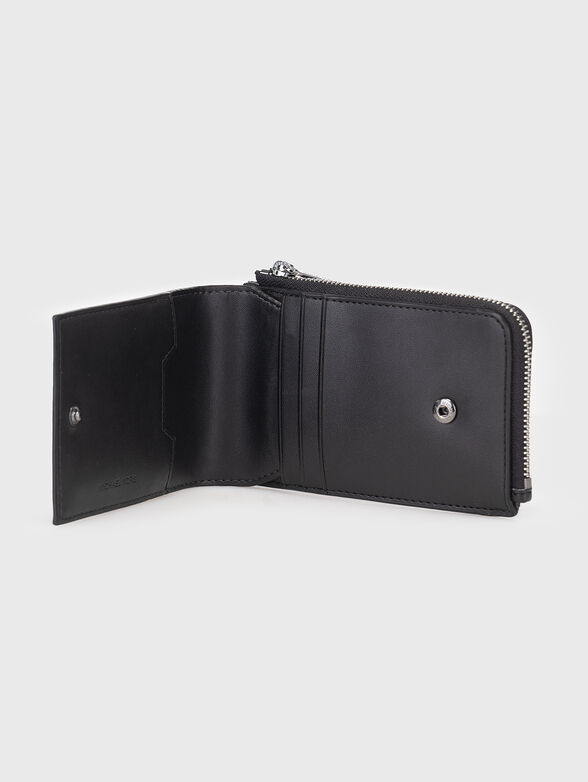Black wallet in leather - 4