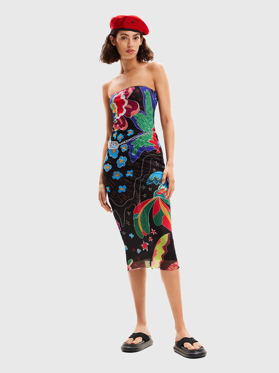 Printed midi dress - 1