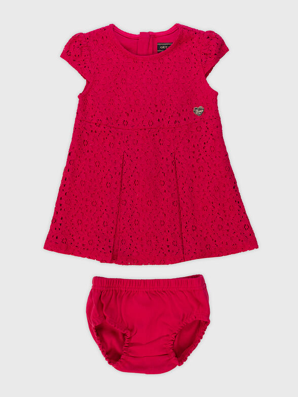 Red lace dress - 1