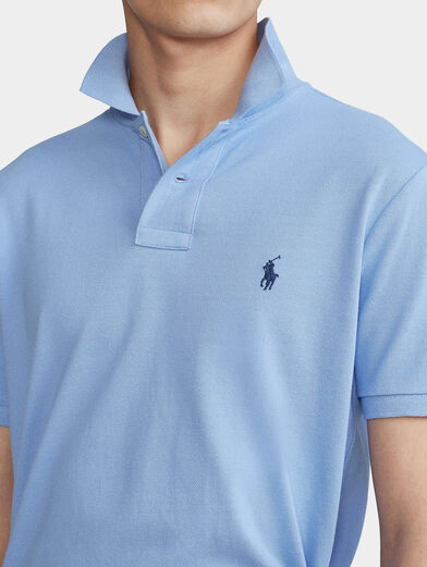 Sky blue polo-shirt - 3
