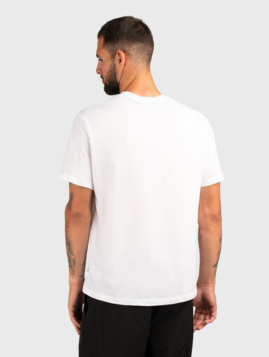 White T-shirt with logo detail - 3