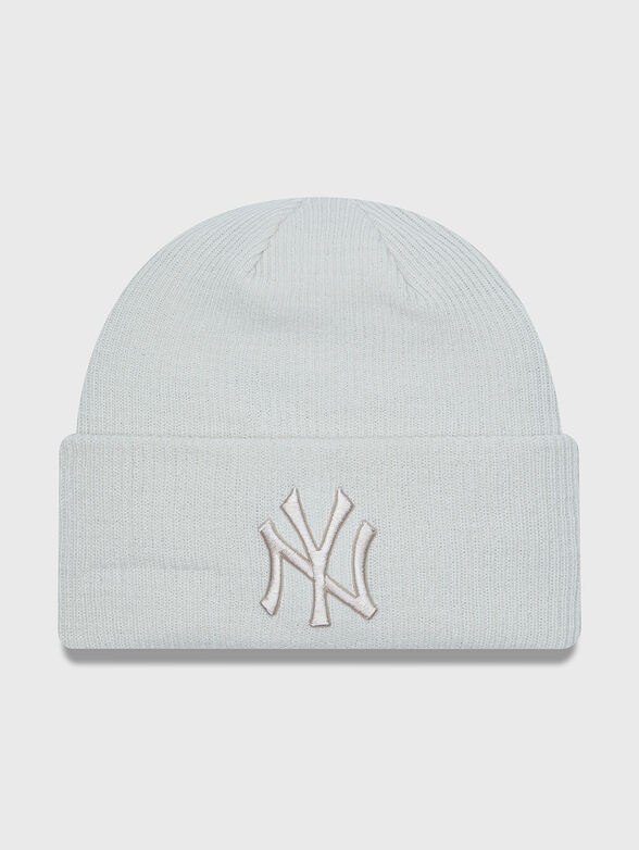 Knitted hat with embroidery - 1