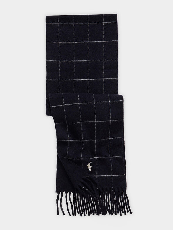 Reversible scarf in blue - 1