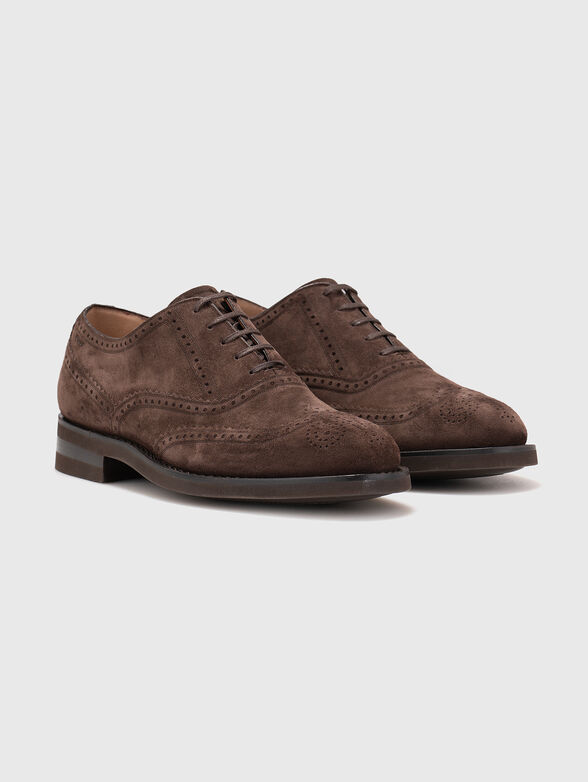 Brown leather shoes - 2