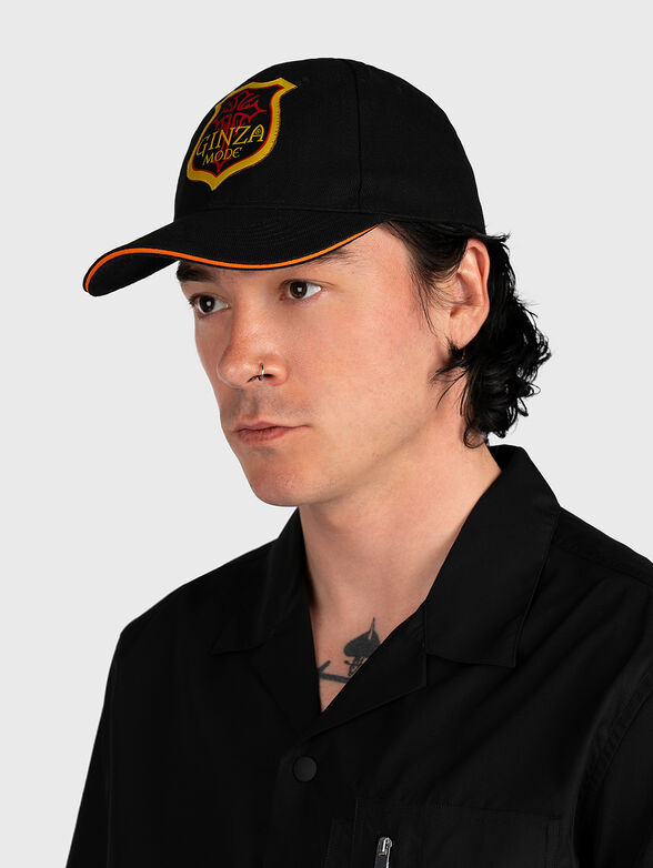 GMHA016 baseball cap with contrasting details - 1