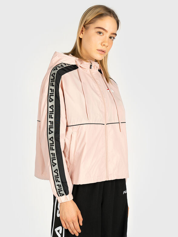 Jacket TEDRA with contrasting logo bands - 1