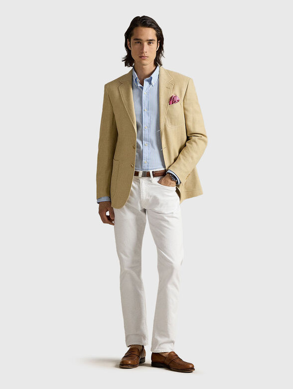 Striped cotton poplin shirt - 2