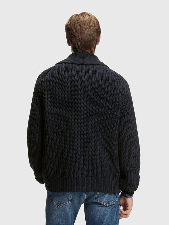 BECKHAM x BOSS cardigan in wool and cashmere - 3