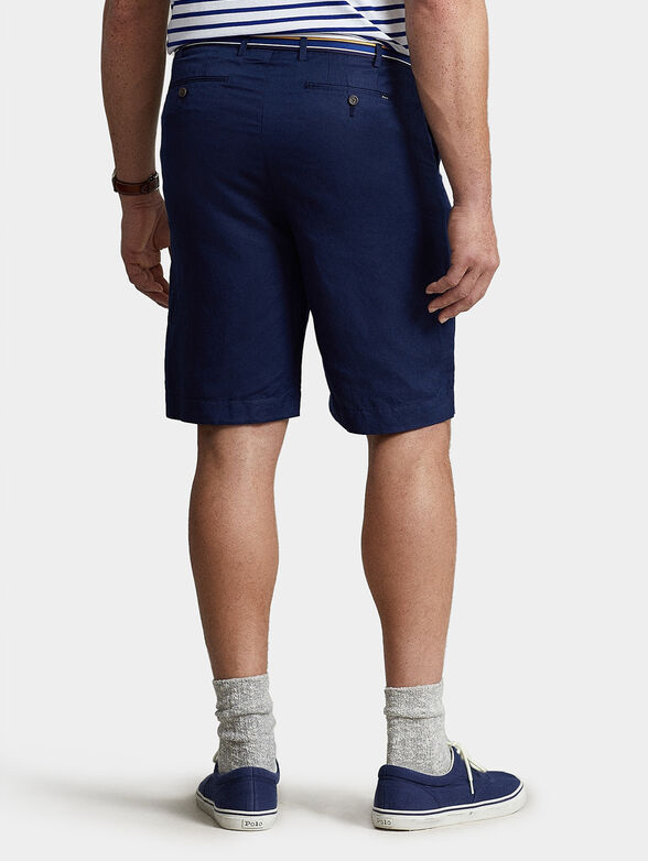 Shorts in dark blue color - 2