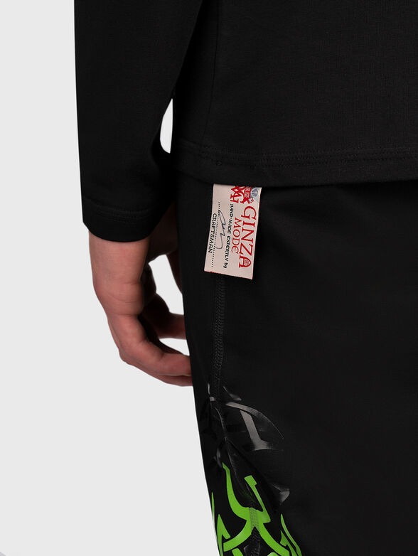 TL012 Cotton blouse with prints - 5