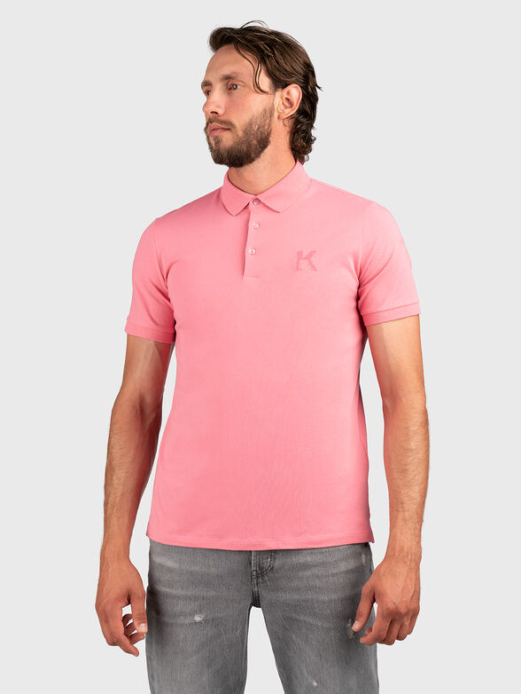 Polo shirt with logo embroidery - 1