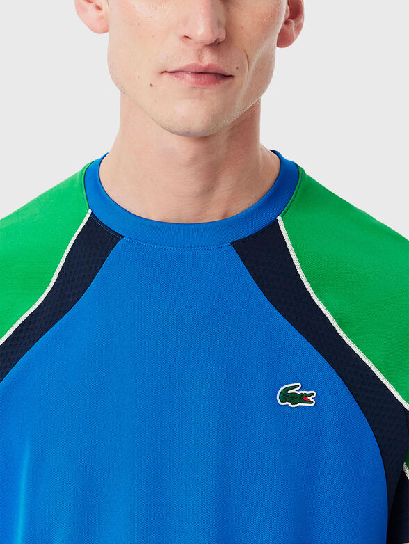T-shirt with logo embroidery - 4