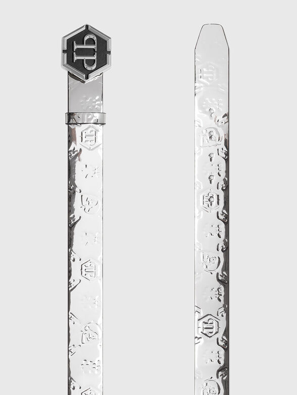 Silver belt with monogram  - 2