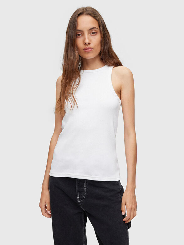 Ribbed cotton top - 3