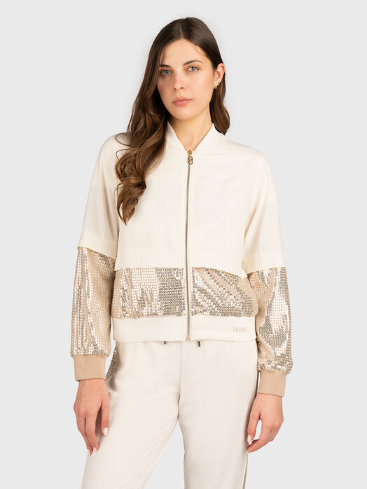 Black jacket with sequins