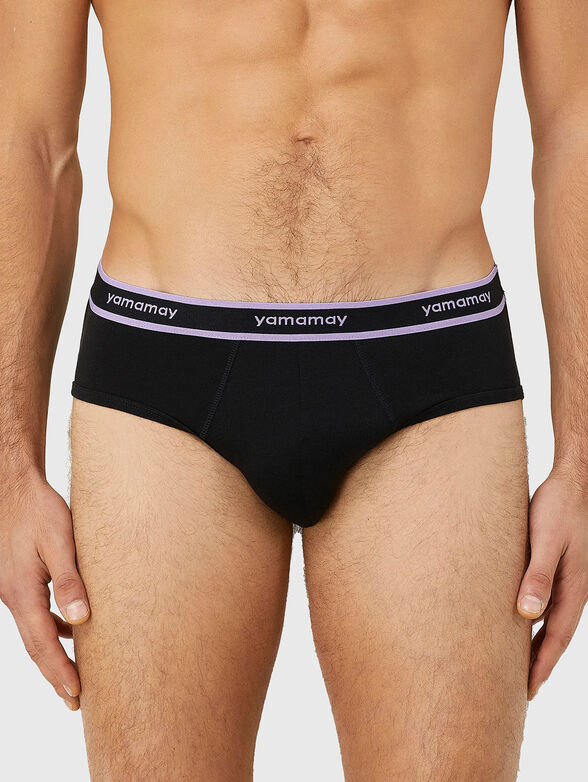 NEW FASHION COLOR black briefs - 1