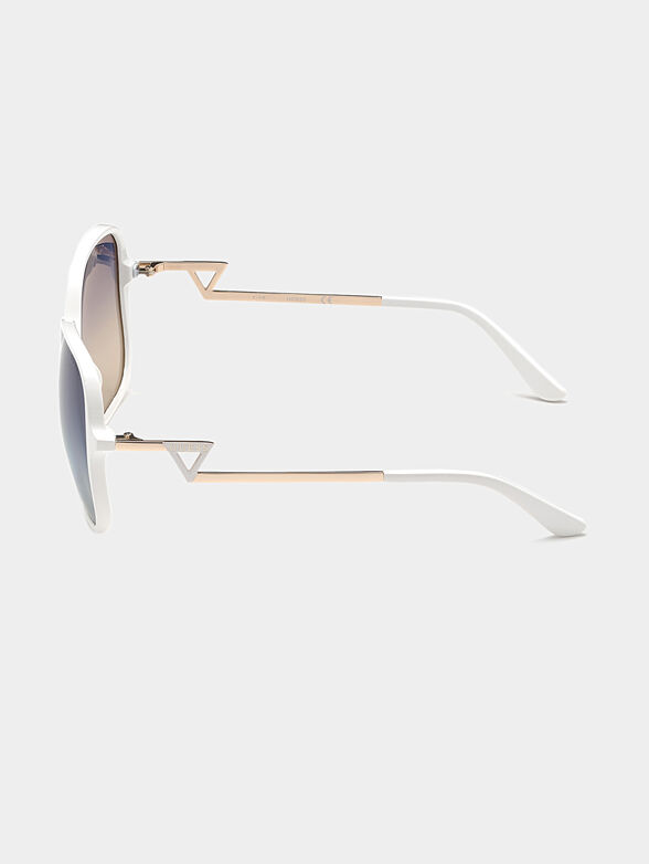 Square white sunglasses - 2