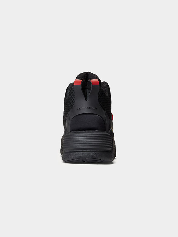 PS100 black sneakers with contrasting laces - 3