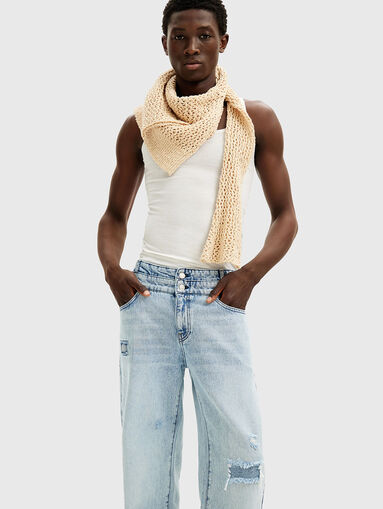 Jeans with patches  - 3