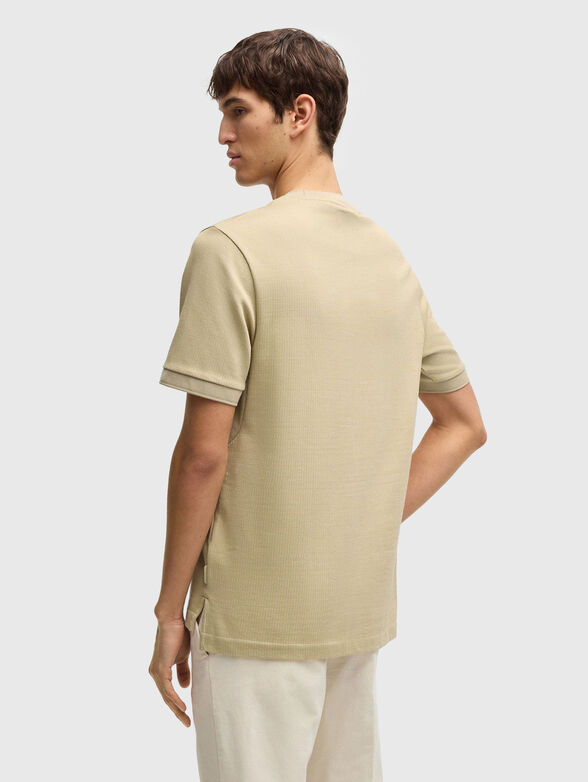 Cotton T-shirt with side slits - 3