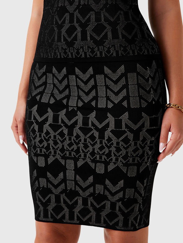 BILLIE skirt with openwork knit - 3