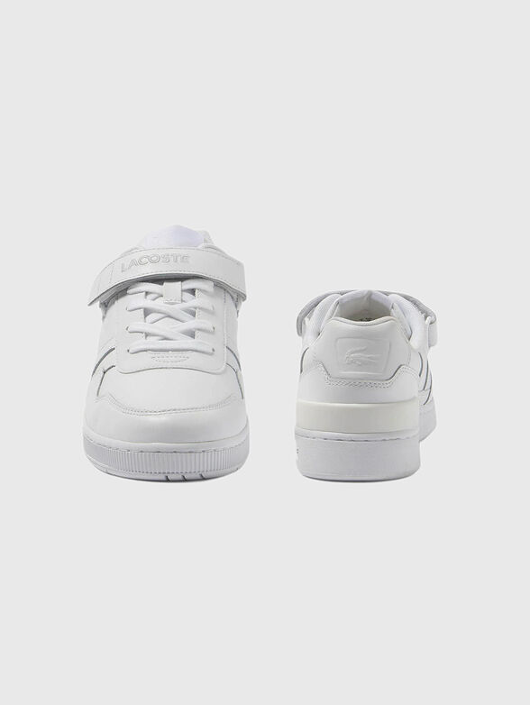 Leather sneakers with velcro - 4