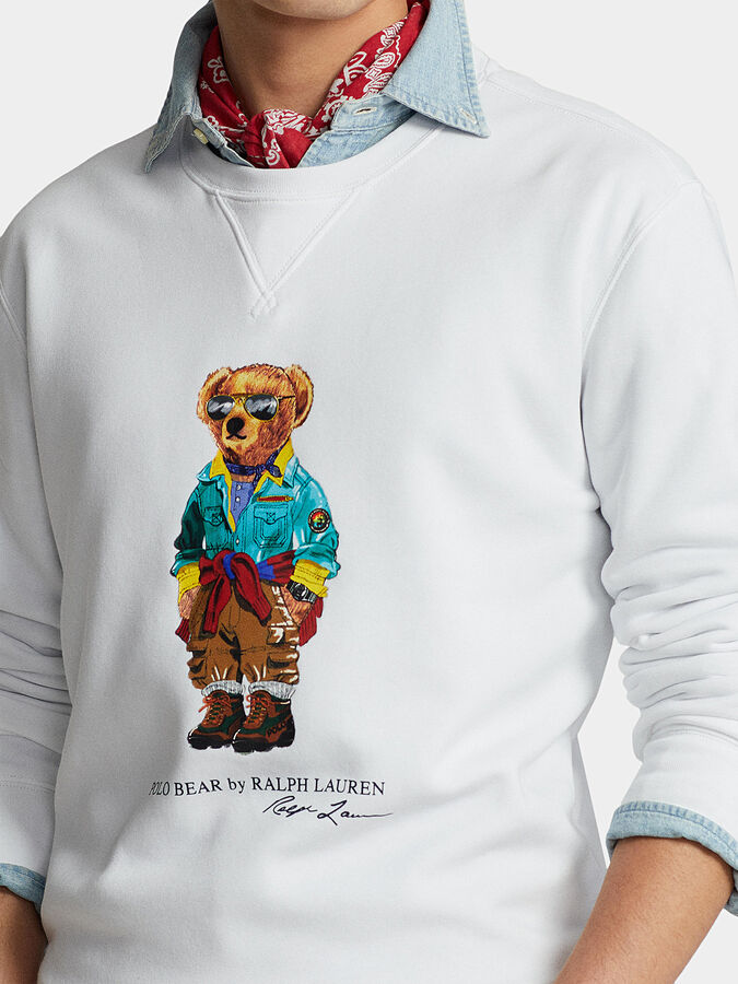 Sweatshirt with contrasting Polo Bear print brand POLO RALPH LAUREN —  /en