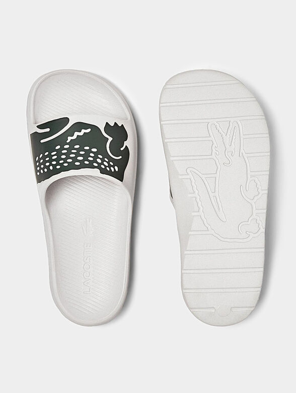 CROCO 2.00721 balck slippers with logo - 6