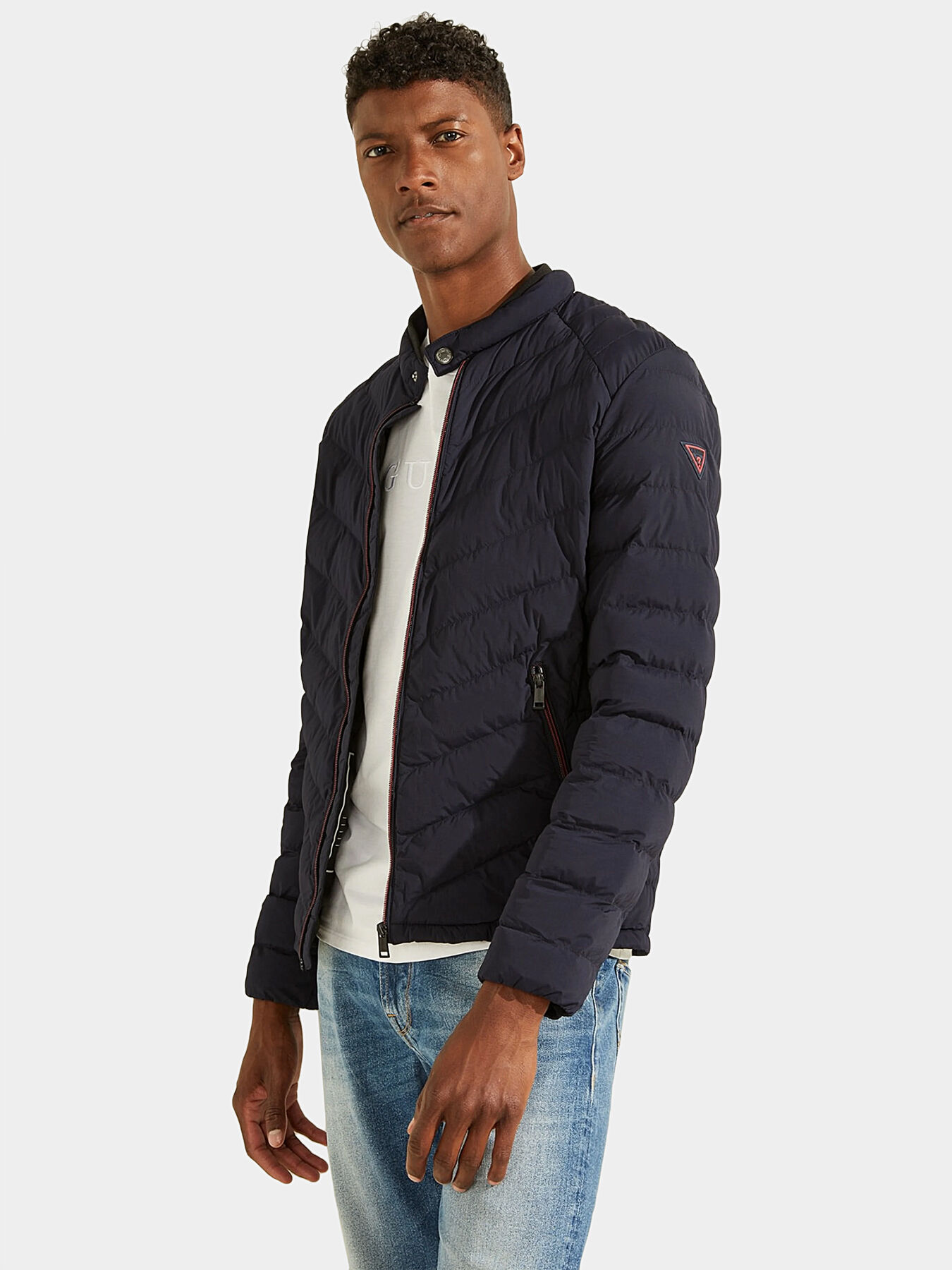 Guess men's quilted jacket sales