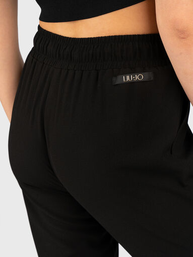 Sports trousers with rhinestones - 2