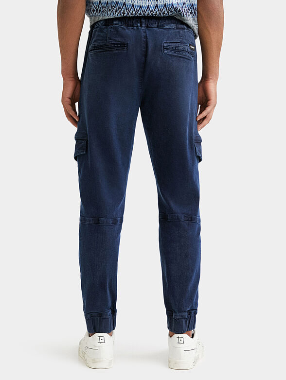 Blue pants with laces - 2