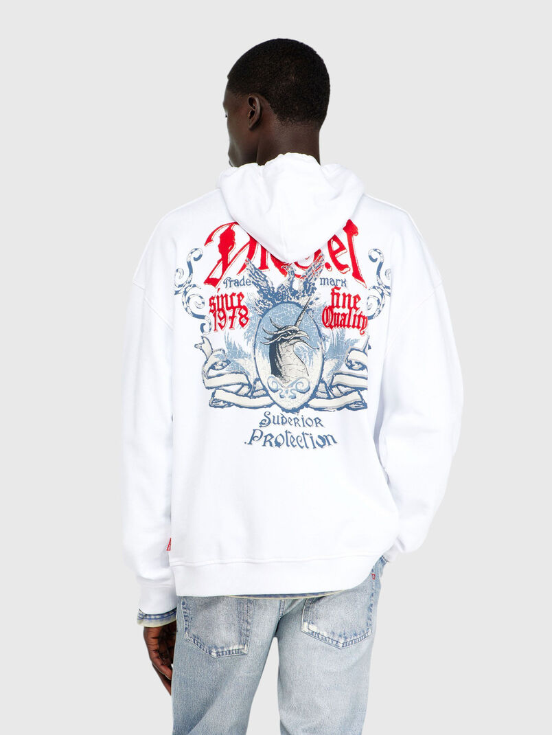Printed cotton sweatshirt - 3
